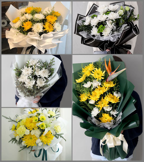广东潮州市潮安区金石镇仙都一村白事花束代送